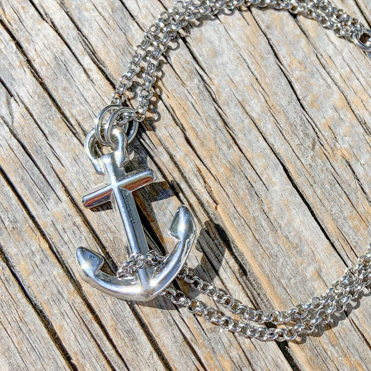 VINGA Anchor Bracelet Silver