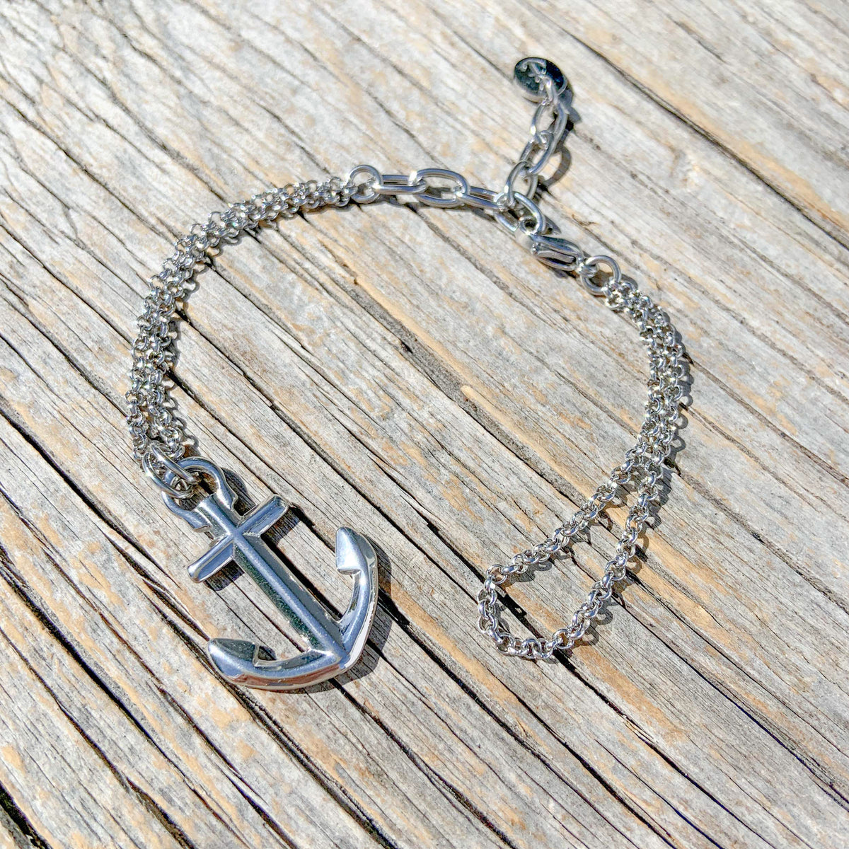 VINGA Anchor Bracelet Silver