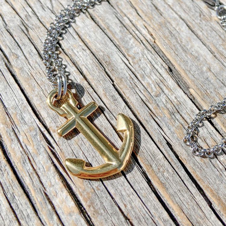 VINGA Anchor Bracelet Silver/Gold