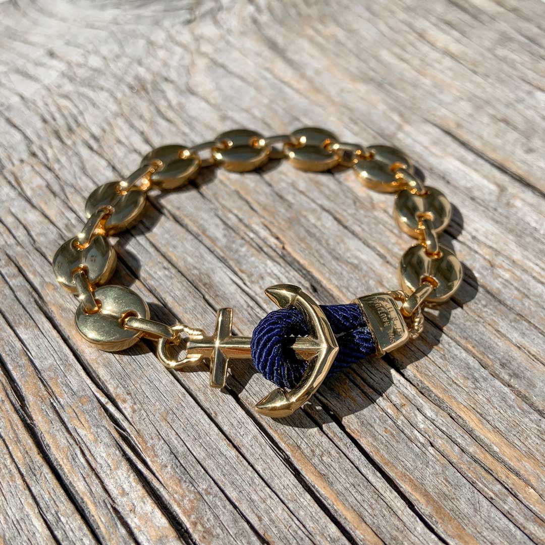 Nautical anchor bracelet from Swedish Maris Sal. Marint ankararmband från svenska Maris Sal.