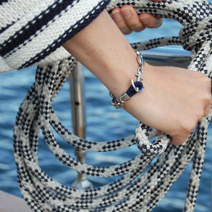 Nautical anchor bracelet from Swedish Maris Sal. Marint ankararmband från svenska Maris Sal.